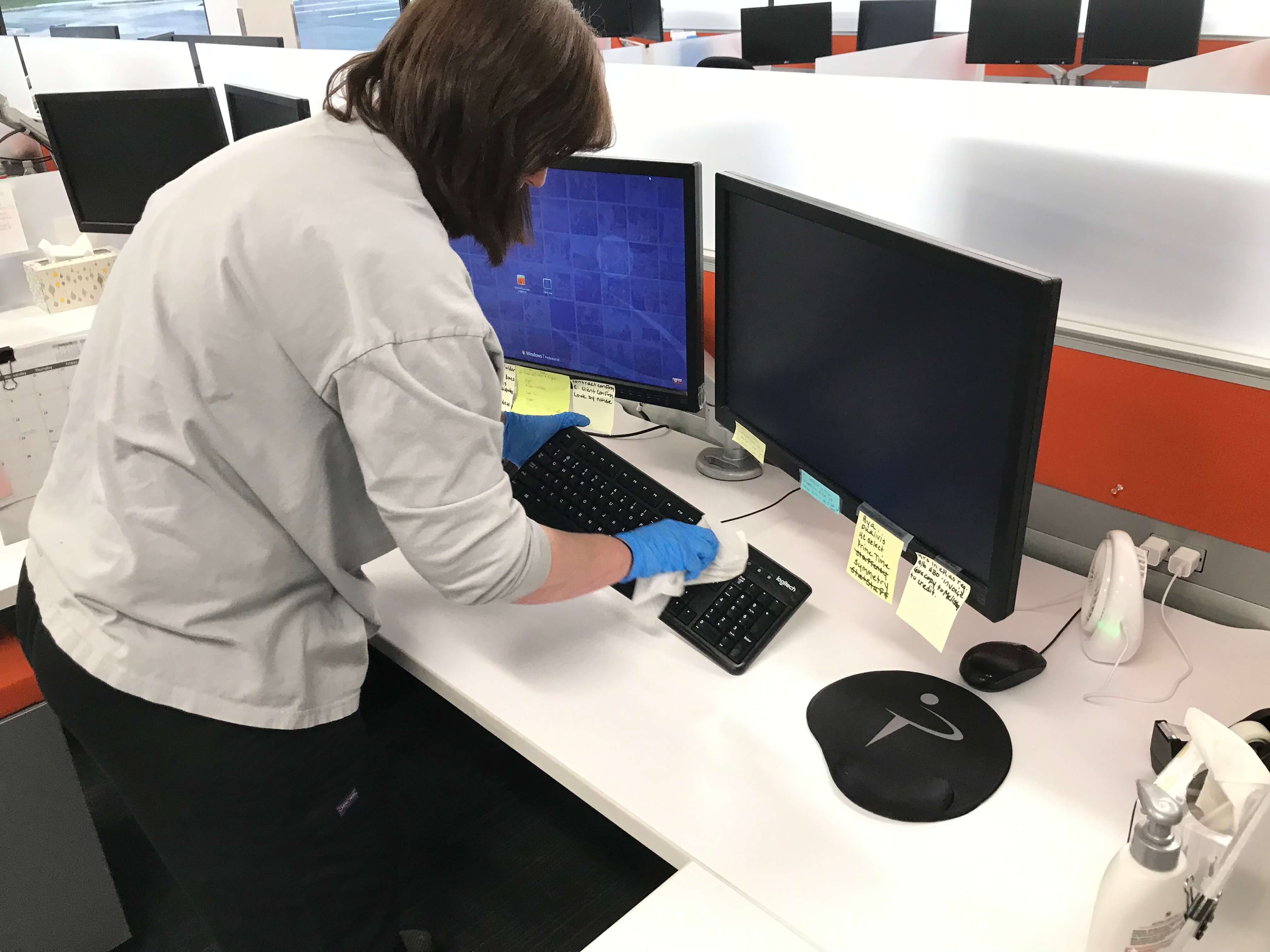 Wipe Cleaning Method